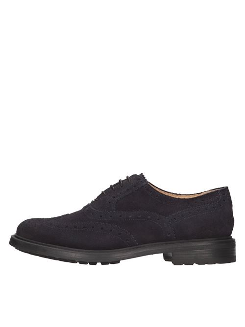 Stringate in camoscio SAXONE | 080 CAM.NAVY